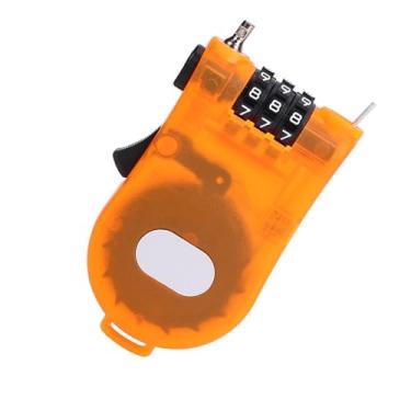 Imagem de aqxreight Bloqueio de Roubo de Senha Com Cordão Bloqueio de Capacete de Motocicleta Retrátil para Armários Material de Caixas de Ferramentas Qualquer Ajuste de de CapaceteBloqueio de Capacete de