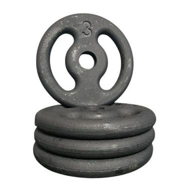 Imagem de Kit 4X Anilhas De Ferro 03Kg