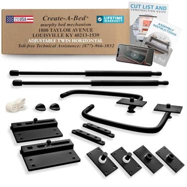 Imagem de Create-A-Bed Kit de cama Murphy Premium, Twin Horizontal