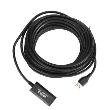 Imagem de Cryfokt Cabo de Extensão USB 33 Pés de Transferência de Alta Velocidade Macho para Fêmea para Câmera de Impressora de Teclado e Mouse, Cabo Extensor Ativo USB Longo Flexível para Uso Em Escritório