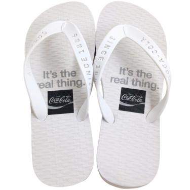 Imagem de Chinelo de Dedo Masculino Casual Dia a Dia Borracha Coca Cola Bunkie Cc4164-Masculino