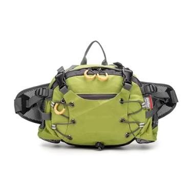 Imagem de TIOYW Bolsa de cintura para ciclismo, academia, ombro, viagem, fitness, para mulheres, homens, com garrafa de água, bolsa esportiva para acampamento, caminhada, Verde fruta, One Size