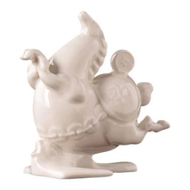 Imagem de Ｂｅｓｇａ Incensário em forma de pequeno cavalo, miniatura de estatueta de animal para mesa, porta-incenso para quarto e lareira, Branco