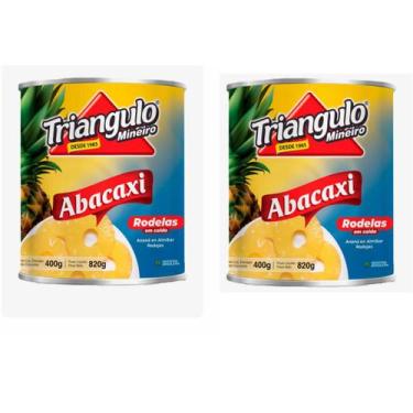 Imagem de Kit abacaxi em calda 400g com 2 unidades - triangulo mineiro - Triângu