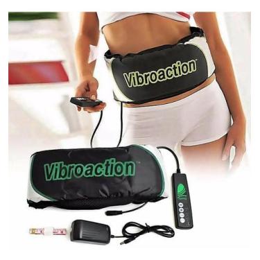 Imagem de Cinta Tonificadora Elétrica Abdominal Vibratória Redução - VIBROACTION