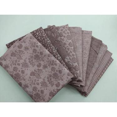 Imagem de 10 Estampas de Tecido Tricoline 100% Algodão 0,50m x 0,70m - no-brand