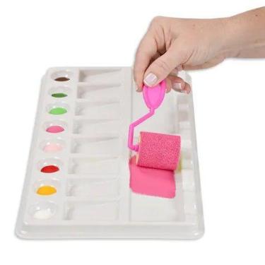 Imagem de Bandeja Godê Piano 592 - Condor para Pintura com 18 Cavidades