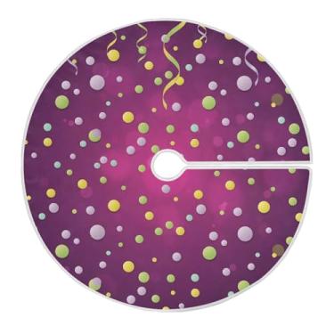 Imagem de ATTX Saia para confetes de Mardi Gras de 118 cm – Decoração festiva para festas de ano novo e carnaval #498