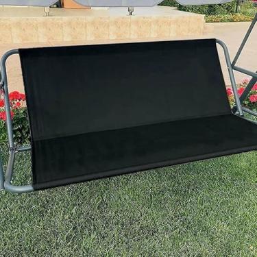 Imagem de Substituição Exterior Da Capa De Assento Do Balanço, Tecido Oxford Grosso Impermeável 600d Para Cadeiras Do Pátio De 2-3 Assentos, Proteção Durável Do Jardim