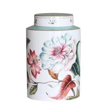 Imagem de KEG801302 Vasos para flores, retrô, elegante, arranjo de flores secas pastoral, decoração moderna para sala de jantar, sala de estar, mobiliário doméstico, vaso decorativo