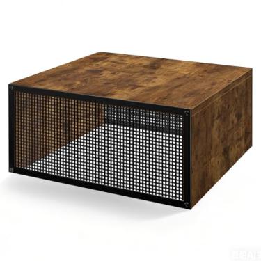 Imagem de Suportes de buffet, suporte rústico para cupcake, suporte industrial de madeira, conjunto de exibição de mesa de sobremesa, caixa de madeira com laterais vazadas para festas, itens colecionáveis