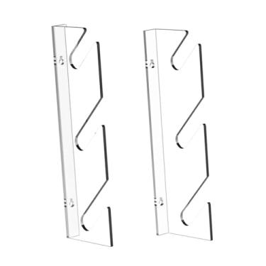 Imagem de menolana Suporte de parede para skate com 3 níveis, organizador horizontal em acrílico transparente para casa e garagem.