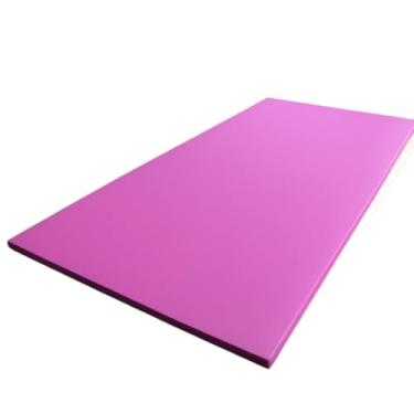 Imagem de Colchonete EVA 100x50cm para Academia, Yoga e Pilates – Tatame de Exercício Fitness Antiderrapante com Alta Densidade(Rosa,5mm)