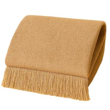 Imagem de Manta para Sofá King Luxo Gigante 300x180 M f| Capa Protetora Antipoeira e Decorativa | Manta de Sofá Elegante Premium(King 3.0x1.8M Caramelo Mesclad)