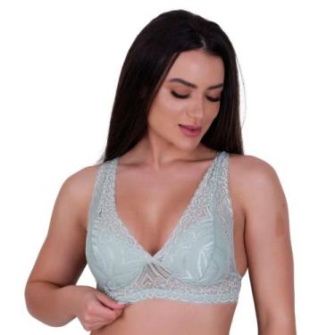 Imagem de Cropped de Renda Blusa Regata com Bojo - C2 SUTIÃ CRIS - BY TINA MODAS