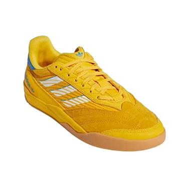 Imagem de adidas Originals Tênis feminino Superstar 2 Ms, Ouro ousado/nuvem branco/azul Rush, 39