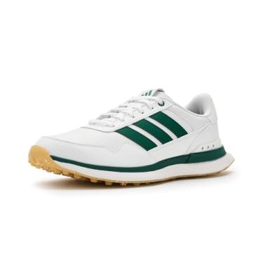 Imagem de adidas Tênis masculino de golfe, Ftwr Branco/Verde Colegiado/Gum 3, 39