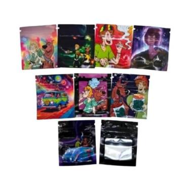 Imagem de 50 Sacos Ziplock Mylar Reutilizáveis 5x6cm, Impermeáveis E À Prova De 
