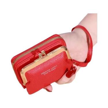Imagem de Carteira Feminina Curta De Moda Com Grande Capacidade, Porta-Moedas, P