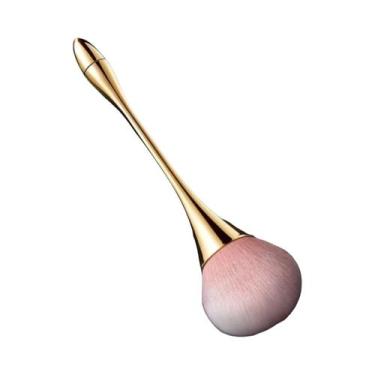 Imagem de Pincel De Maquiagem Macio E Fofo Para Pó Compacto E Blush - Ferramenta