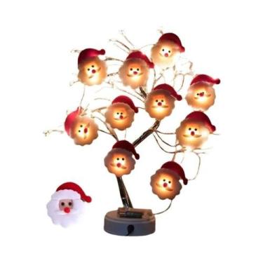 Imagem de Guirlanda De Luzes LED De Boneco De Neve Para O Natal 2024, Ornamento 