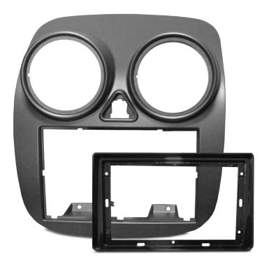 Imagem de Moldura de Painel 9 Polegadas Palio Attractive Grand Siena 2012 a 2021 Grafite