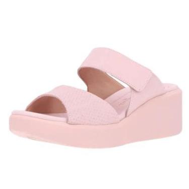 Imagem de Tamanco Feminino Anabela Baixo Conforto Couro Usaflex-Feminino