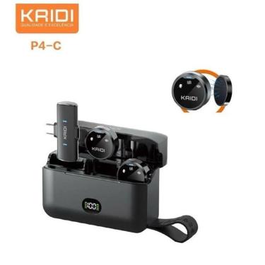 Imagem de Microfone sem fio lapela Kaidi P4-C Tipo C para Android KMF4-Unissex