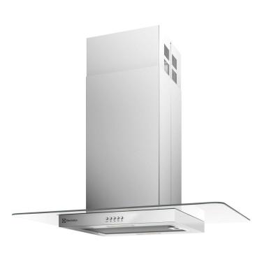 Imagem de Coifa De Ilha 90cm Inox Com Vidro Led 220v - Electrolux