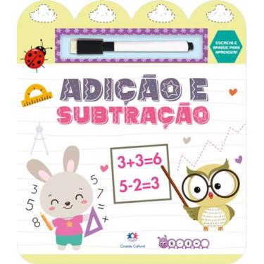Imagem de Livro - Adição e subtração - Escreva e apague para aprender