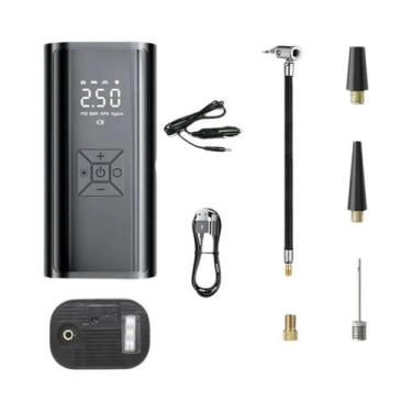 Imagem de Compressor De Ar Portátil Para Carro, Moto, Bicicleta E Bolas LEIBOO, 