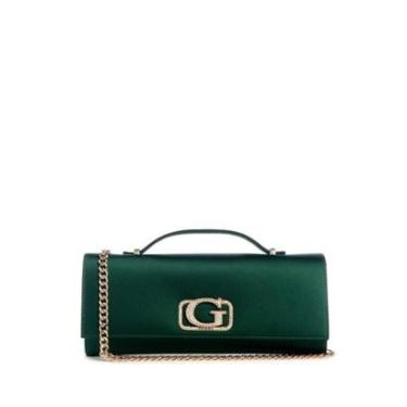 Imagem de Bolsa Zalina Top Handle Clutch Verde-Feminino