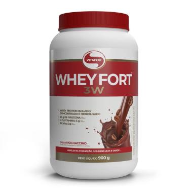 Imagem de Whey Protein Whey Fort 3W (900g) Vitafor