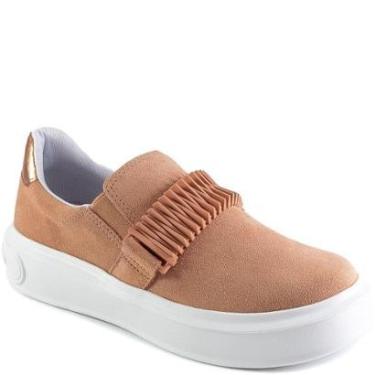 Imagem de Tênis Slip On Feminino Flatform Em Couro Bottero 339905-Feminino