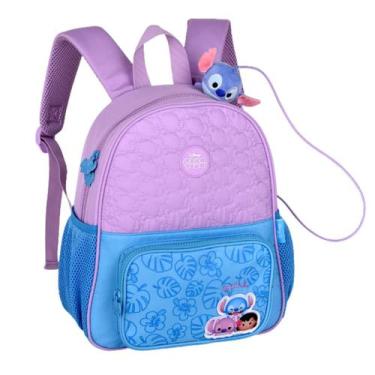 Imagem de Mochila De Costas Roxa Oficial Tsum Tsum Stitch 13 Ts26269D - Clio Sty