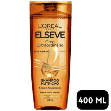 Imagem de Shampoo Óleo Extraordinário Cabelos Secos Nutrição Elseve, 400ml