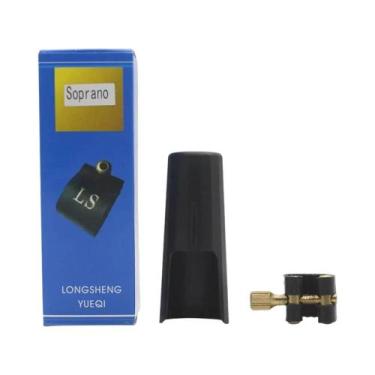 Imagem de Boquilha Para Saxofone Alto, Soprano E Tenor, Braçadeira, Tampa, Fivel