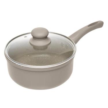 Imagem de Panela de Indução em Alumínio 18cm Taupe com Revestimento - Lyor