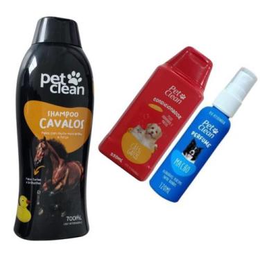 Imagem de Kit Pop Shampoo Cavalo Pet Clean Condicionador Perfume Pet, Cavalo + P