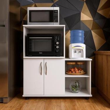 Imagem de Armário Multiuso Compacto  Perfeito para Cozinha, Lavanderia, Banheiro