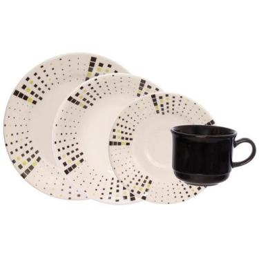 Imagem de Aparelho De Jantar E Chá Malaya De Cerâmica C/16 Peças - Vajillas Coro