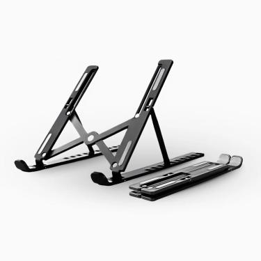 Imagem de Suporte Para Notebook, Tablet Ergonômico Ajustável Portátil Com 10 Níveis De Altura E Refrigeração Otimizada
