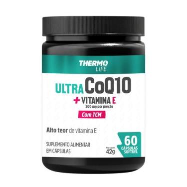 Imagem de Ultra CoQ10 + Vitamina E com TCM 200mg por porção 60 Cápsulas Softgel 