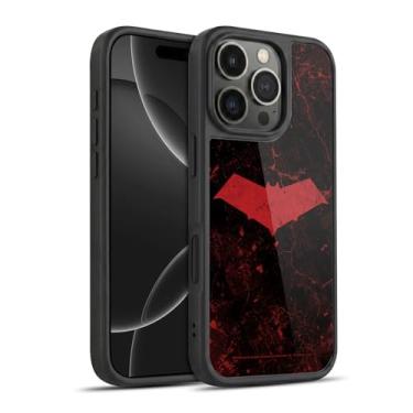 Imagem de Head Case Designs Capa protetora de gel com capuz vermelho oficialmente licenciada do Batman DC Comics [proteção contra quedas de grau militar] compatível com Apple iPhone 16 Pro