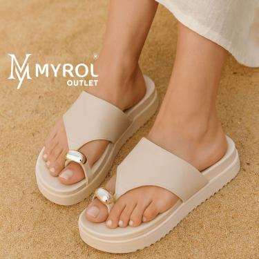 Imagem de Sandalia Birken De Dedo Papete Rasteira Verao Enfeite Dedao