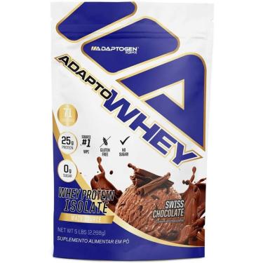 Imagem de Adaptogen Whey Isolado Whey Protein Isolate 2268kg Chocolate-Unissex