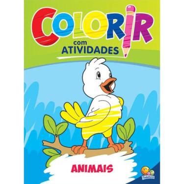 Imagem de Livro - Colorir com Atividades: Animais