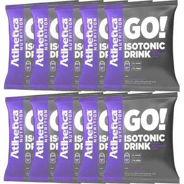Imagem de Kit 10X Go Isotonic Drink - 900g Refil Guaraná com Açaí - Atlhetica Nutrition-Masculino