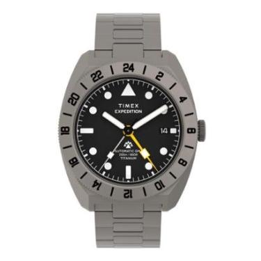 Imagem de Relógio Timex Expedition Pioneer Titanium Automatic GMT TW2Y63500 Masculino 41mm-Masculino