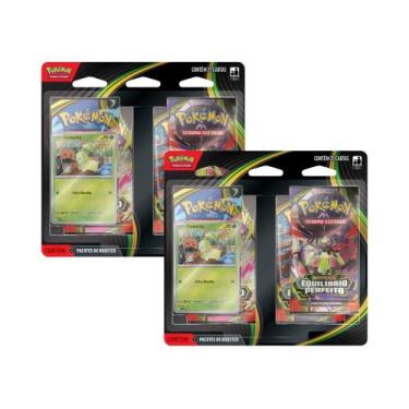 Imagem de Blister Quádruplo Equilíbrio Perfeito Mega Evolução Pokemon TCG Copag 